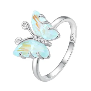 (Bild für) Pandora Style Symphony Butterfly Ring - SCR912