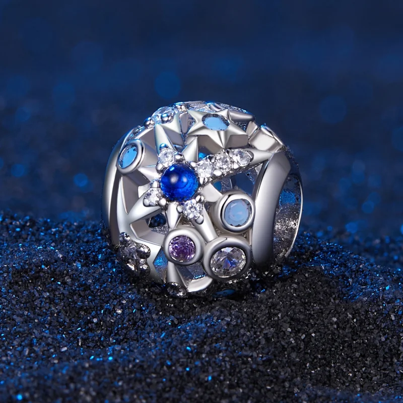 (Bild für) Pandora Style Tag und Nacht Sterne Charm - SCC2554 - Ansicht 2