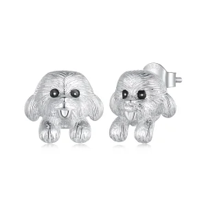 (Bild für) Pandora Style Teddy Stecker Ohrringe - SCE1631
