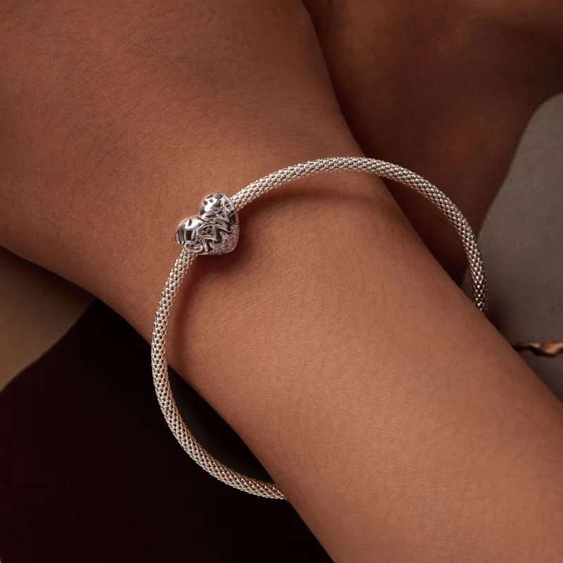 (Bild für) Pandora Style Thanksgiving Heart Charm - BSC923 - Ansicht 7