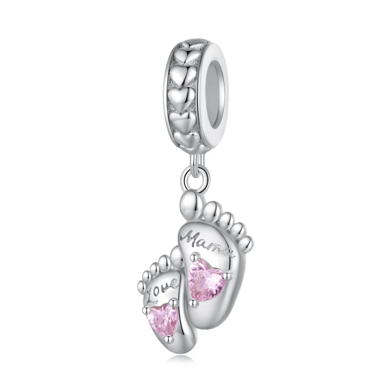 (Bild für) Pandora Style The Footprints of Love Dangle - BSC825 - Ansicht 6