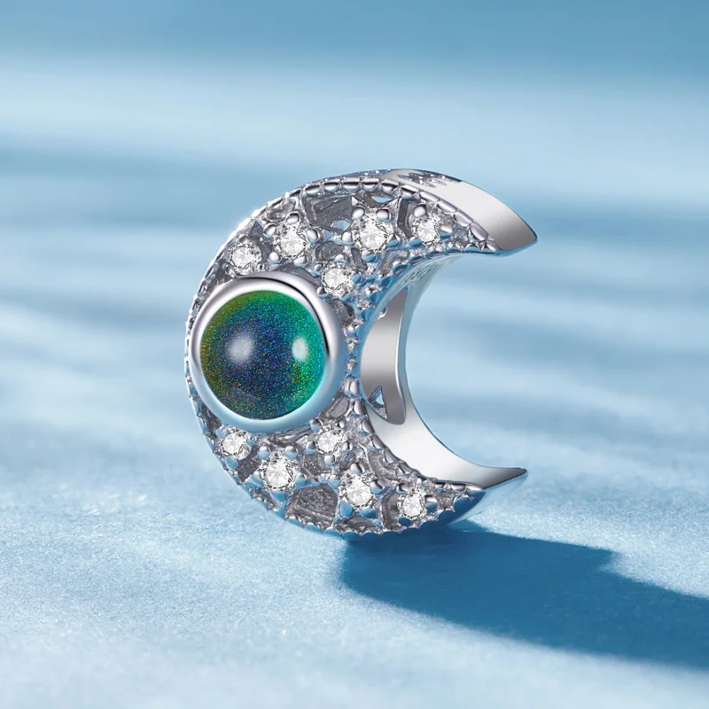 (Bild für) Pandora Style Thermosmell Moon Charm - BSC902 - Ansicht 3