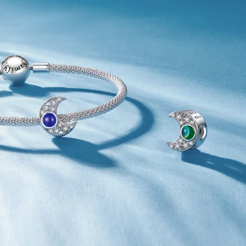 (Bild für) Pandora Style Thermosmell Moon Charm - BSC902 - Ansicht 5