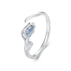 (Bild für) Pandora Style Tulip Open Ring - BSR465-E
