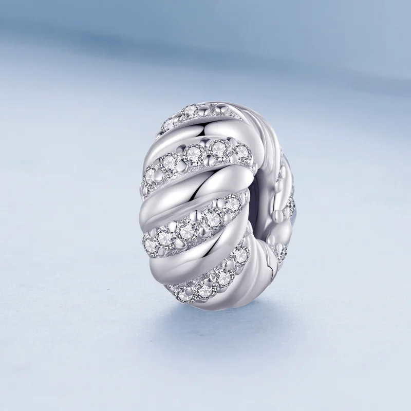(Bild für) Pandora Style Twist Silikone Abstandshalter - BSC905 - Ansicht 2