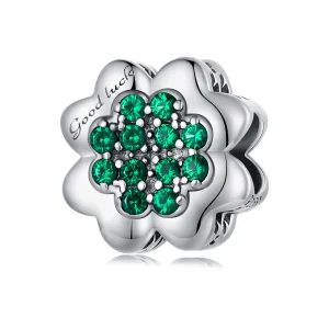 (Bild für) Pandora Style Vierblättriges Kleeblatt Charm - SCC2604