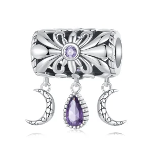 (Bild für) Pandora Style Vintage Iris Charm - SCC2631