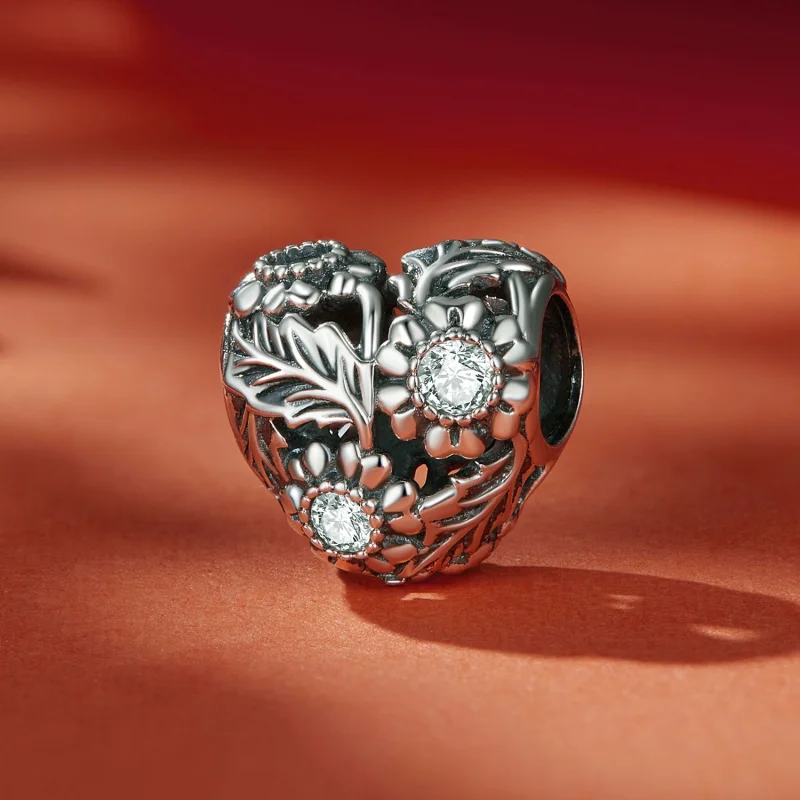 (Bild für) Pandora Style Vintage Vine Charm - SCC2610 - Ansicht 2