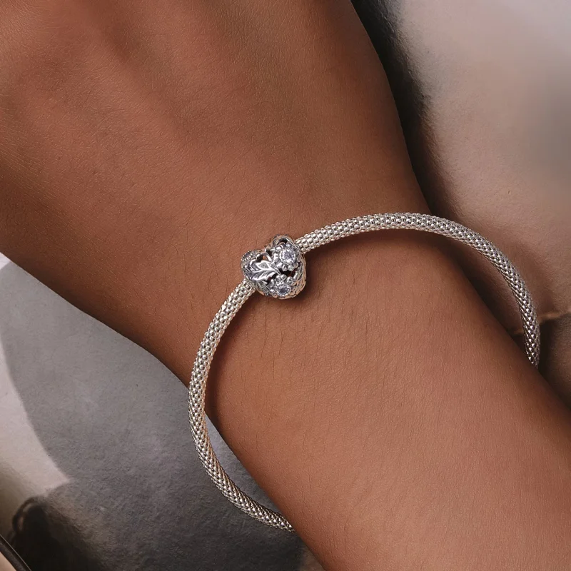 (Bild für) Pandora Style Vintage Vine Charm - SCC2610 - Ansicht 7