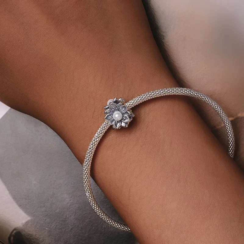(Bild für) Pandora Style Vintage Vine Charm - SCC2611 - Ansicht 7