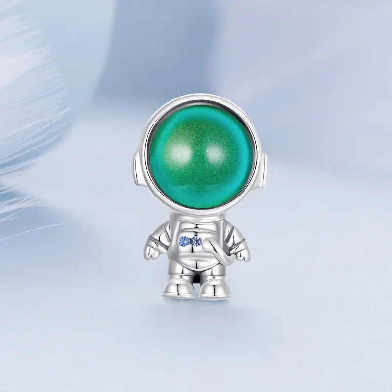 (Bild für) Pandora Style Warm-Sensing Astronaut Charm - BSC578-CF - Ansicht 3
