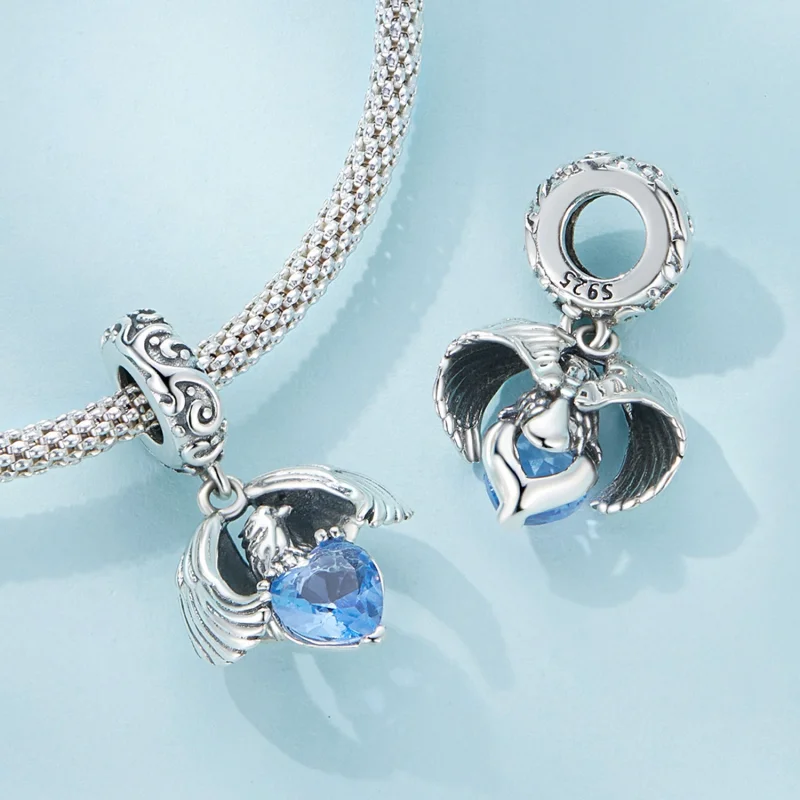 (Bild für) Pandora Style Weißer Adler Anhänger - SCC2636 - Ansicht 4