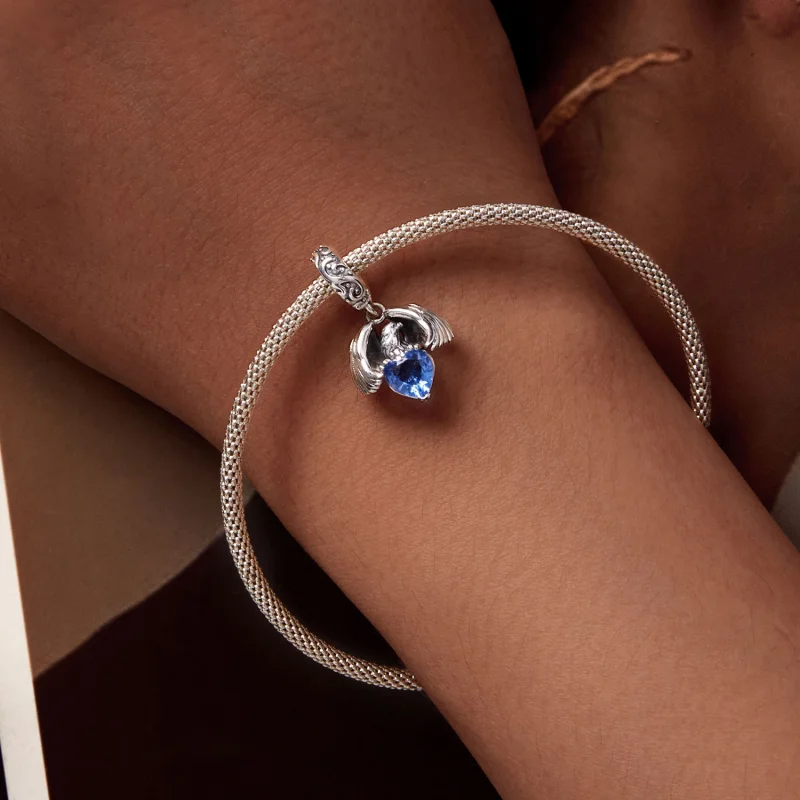 (Bild für) Pandora Style Weißer Adler Anhänger - SCC2636 - Ansicht 6
