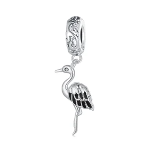 (Bild für) Pandora Style Weißstorch-Anhänger - SCC2635