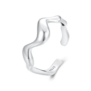 (Bild für) Pandora Style Welle Offener Ring - SCR954