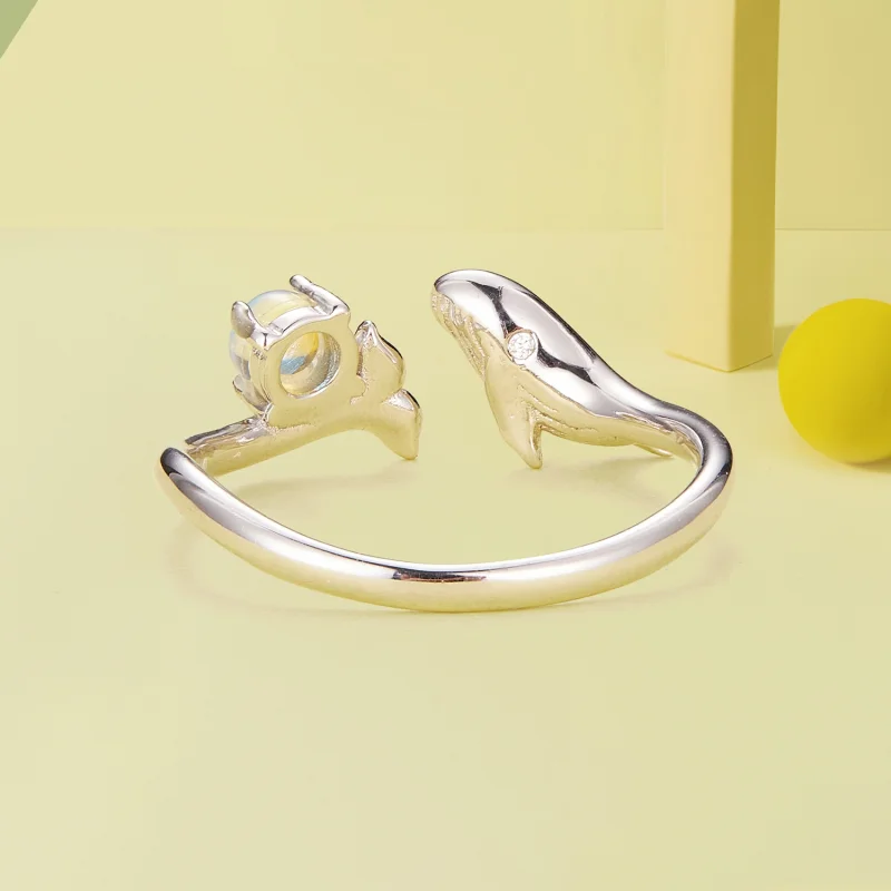 (Bild für) Pandora Style Whale Open Ring - BSR473-E - Ansicht 4