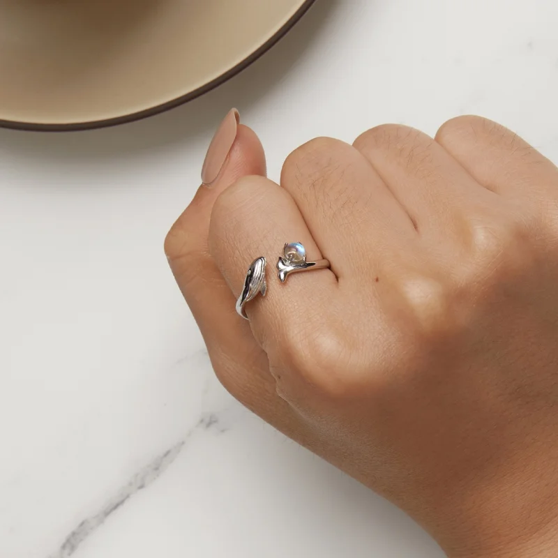 (Bild für) Pandora Style Whale Open Ring - BSR473-E - Ansicht 6