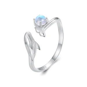 (Bild für) Pandora Style Whale Open Ring - BSR473-E