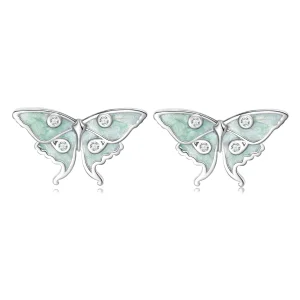 (Bild für) Pandora Style Wizard of Oz Butterfly Steckerohrringe - BSE828