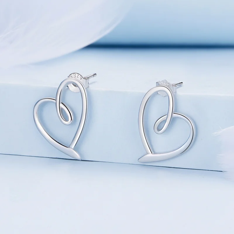 (Bild für) Pandora Style Wrapped In Love Steckerohrringe - BSE871 - Ansicht 2
