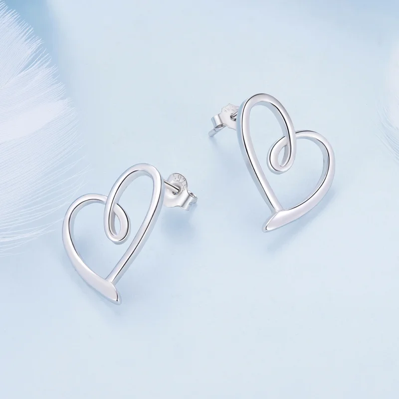 (Bild für) Pandora Style Wrapped In Love Steckerohrringe - BSE871 - Ansicht 3