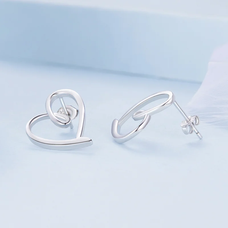 (Bild für) Pandora Style Wrapped In Love Steckerohrringe - BSE871 - Ansicht 4