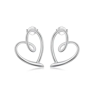 (Bild für) Pandora Style Wrapped In Love Steckerohrringe - BSE871