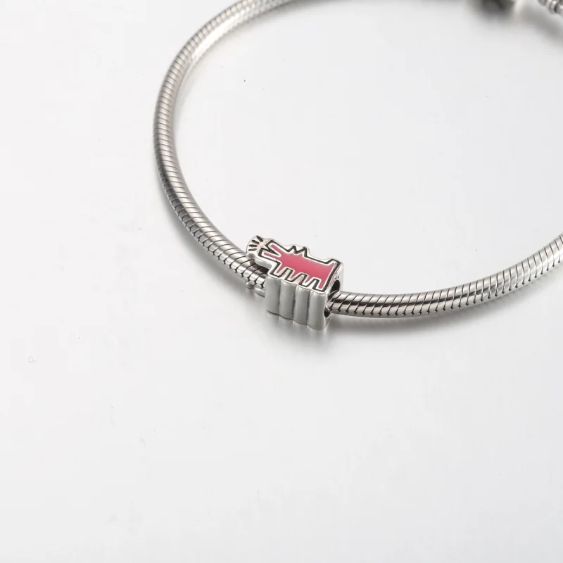 (Bild für) Keith Haring™ x Pandora Bellender Hund Anhänger - 792218C01 - Ansicht 5