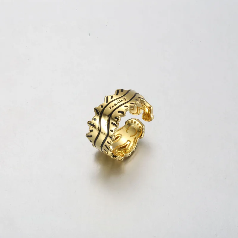 (Bild für) Keith Haring™ x Pandora Wavy Figure Open Ring - 162226C01 - Ansicht 2