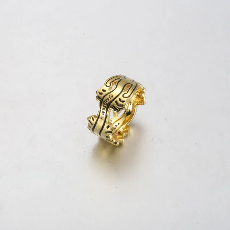 (Bild für) Keith Haring™ x Pandora Wavy Figure Open Ring - 162226C01 - Ansicht 3