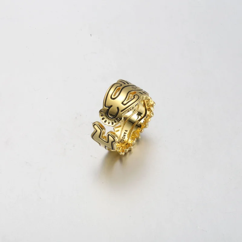 (Bild für) Keith Haring™ x Pandora Wavy Figure Open Ring - 162226C01 - Ansicht 4