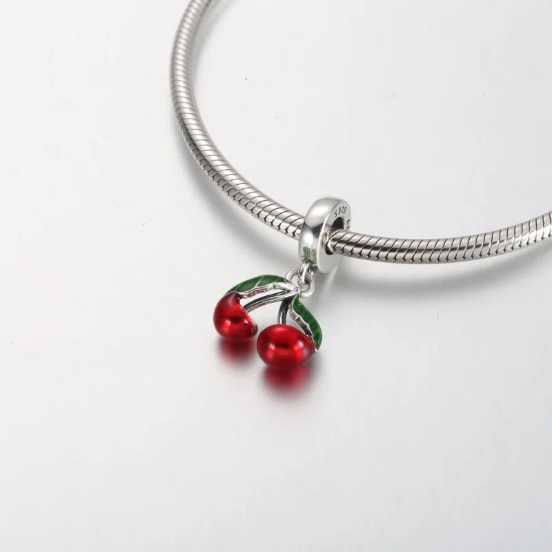 (Bild für) Pandora Asymmetrische Kirschfrucht-Anhänger - 791583C01 - Ansicht 5