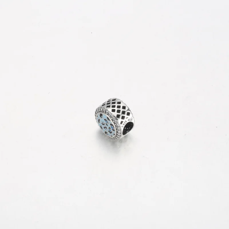 (Bild für) Pandora Blauer Leopardenprint-Anhänger aus Sterlingsilber - 792016CZ_E024 - Ansicht 4