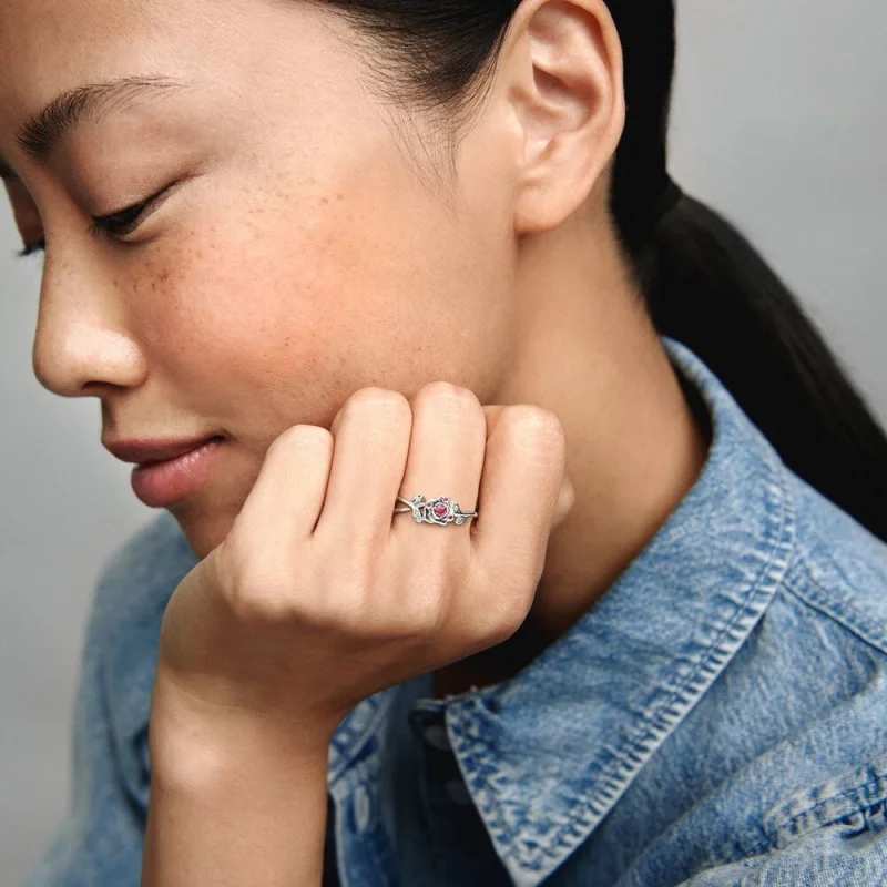 (Bild für) Pandora Disney Die Schöne und das Biest Rose Ring - 190017C01 - Ansicht 6