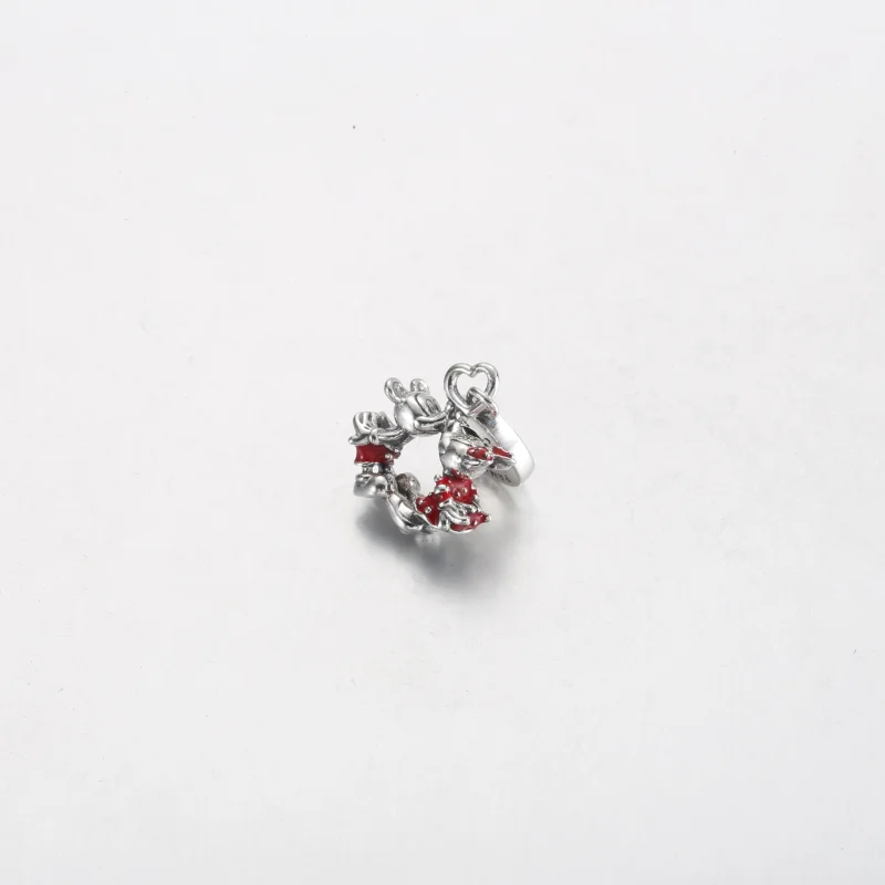 (Bild für) Pandora Disney Mickey Mouse & Minnie Mouse Kuss-Anhänger - 790075C01 - Ansicht 2