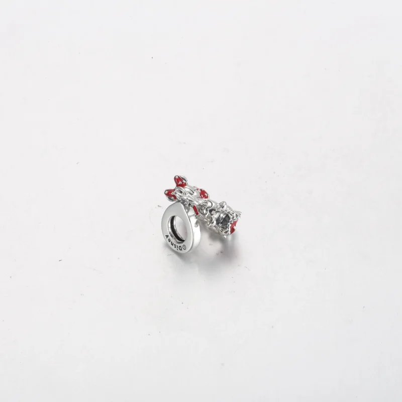 (Bild für) Pandora Disney Mickey Mouse & Minnie Mouse Kuss-Anhänger - 790075C01 - Ansicht 3