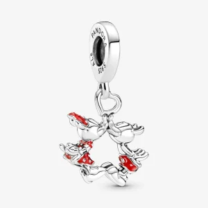 (Bild für) Pandora Disney Mickey Mouse & Minnie Mouse Kuss-Anhänger - 790075C01