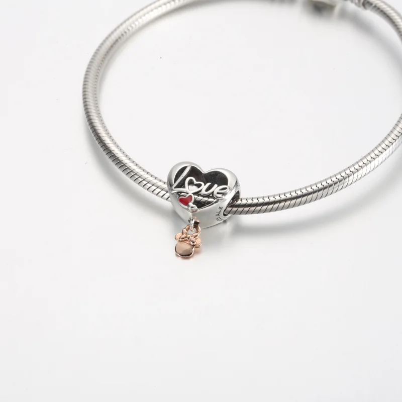 (Bild für) Pandora Disney Minnie Mouse Mama Herz Charm - 781142C01 - Ansicht 5