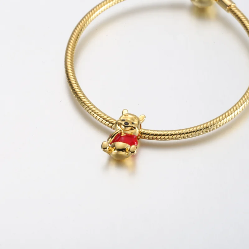 (Bild für) Pandora Disney Winnie-der-Puuh Bär Charm - 762212C01 - Ansicht 5