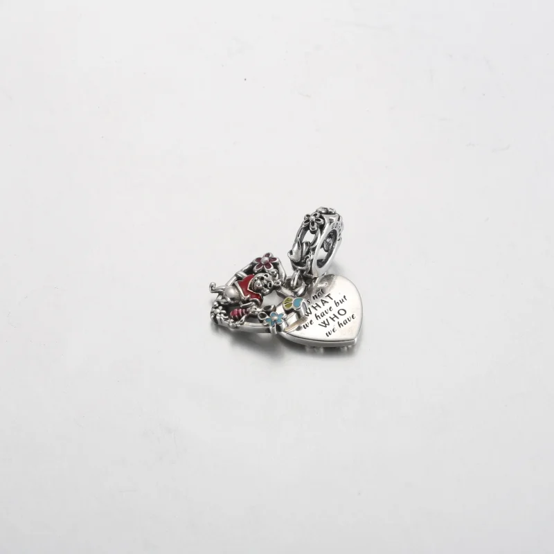 (Bild für) Pandora Disney Winnie der Puuh & Ferkchen Doppel-Anhänger - 792214C01 - Ansicht 2