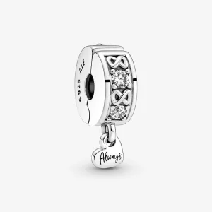 (Bild für) Pandora Family Always Pavé Clip Charm - 791151C01