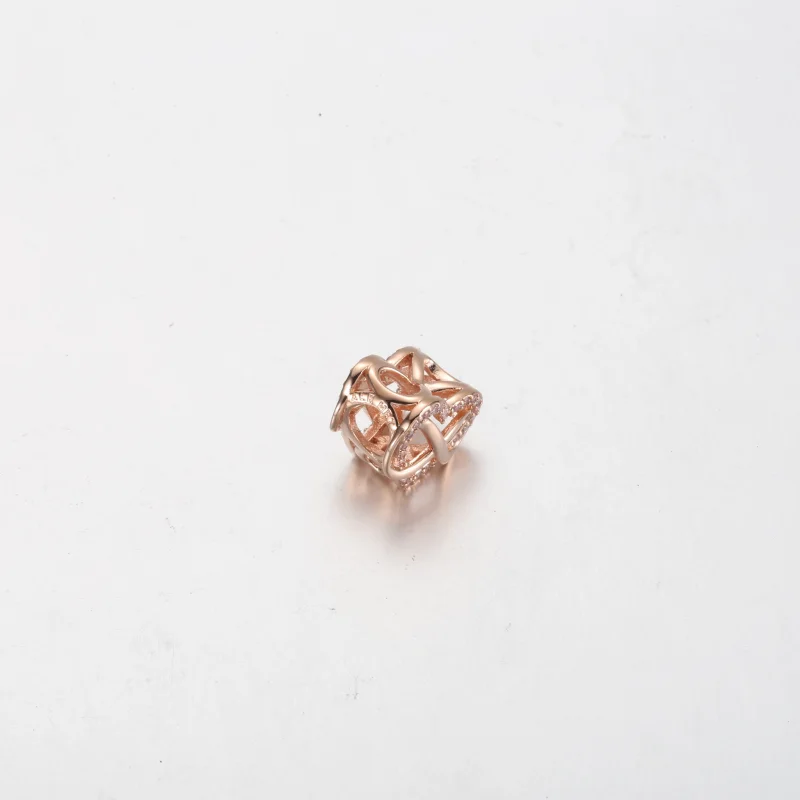 (Bild für) Pandora Family Infinity Pink Heart Charm - 782246C01 - Ansicht 3