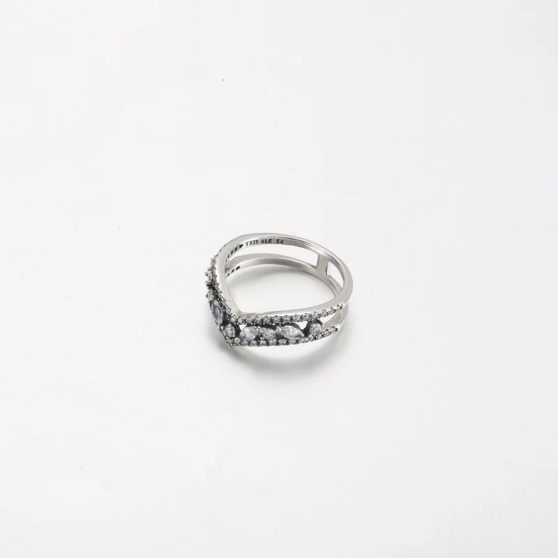(Bild für) Pandora Funkelnde Marquise Doppelwunschknochenring - 199095C01 - Ansicht 3
