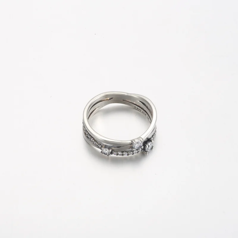 (Bild für) Pandora Funkelndes Dreifachreif-Ring - 199400C01 - Ansicht 3