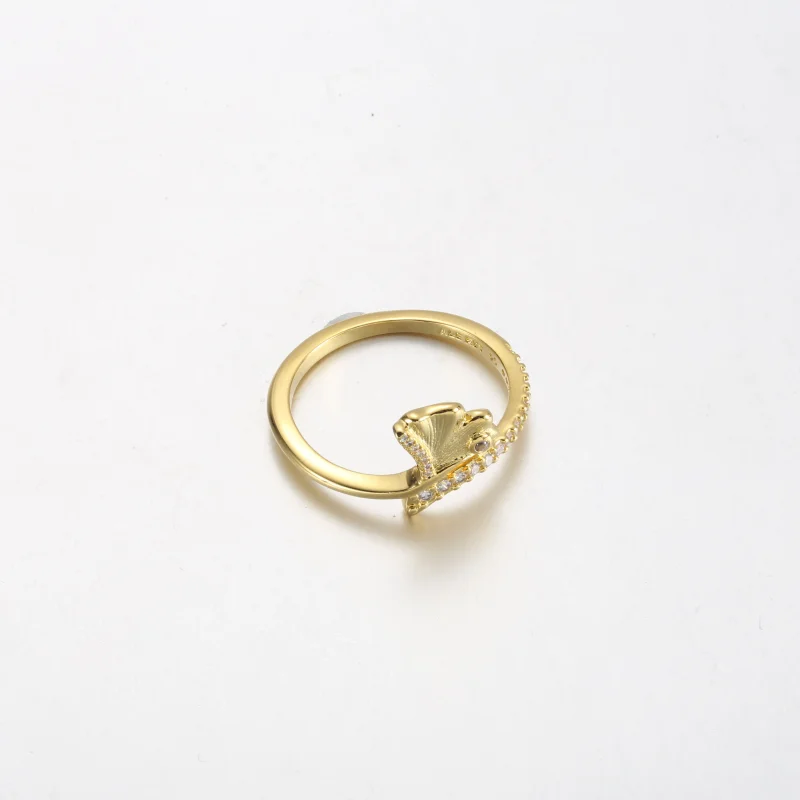 (Bild für) Pandora Ginkgo Ring aus 14k Gold - 162444C01 - Ansicht 3