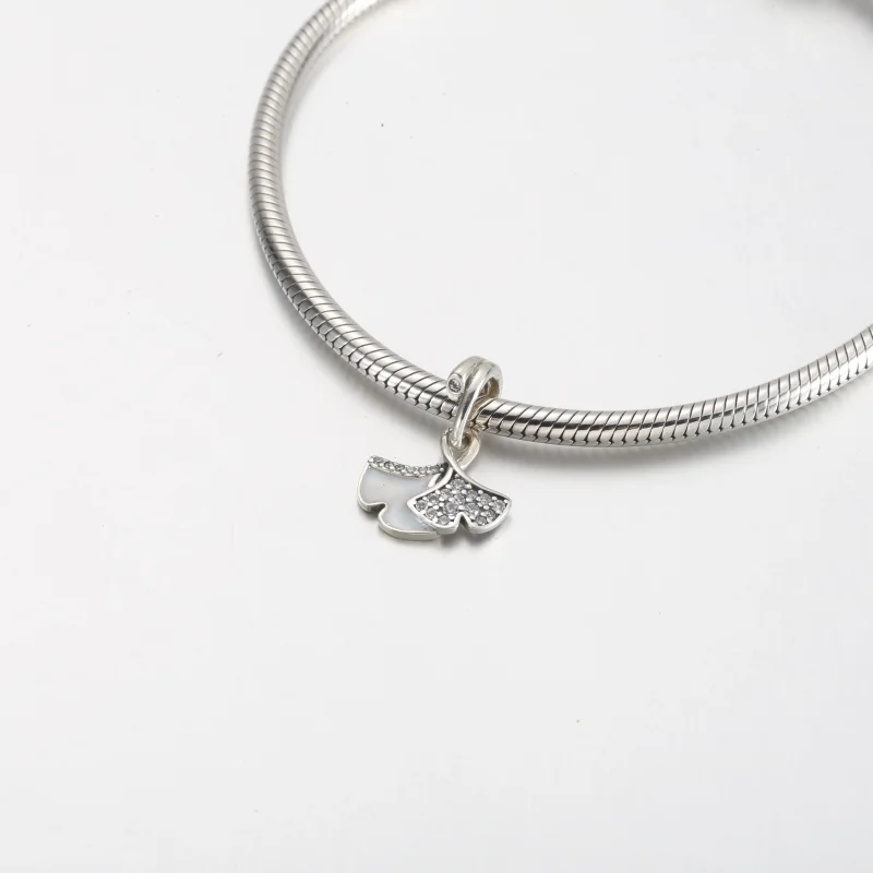 (Bild für) Pandora Ginkgo Sterling Silber Anhänger - 792429C01 - Ansicht 4