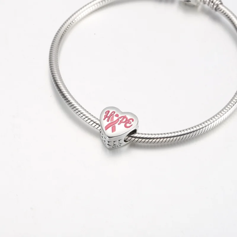 (Bild für) Pandora Hope Pink Ribbon Charm - ENG792015_28 - Ansicht 5