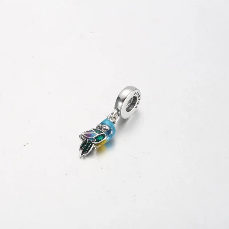 (Bild für) Pandora Jungle Paradise Parrot Anhänger mit Öse - 791679C01 - Ansicht 3