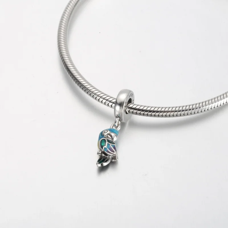 (Bild für) Pandora Jungle Paradise Parrot Anhänger mit Öse - 791679C01 - Ansicht 4