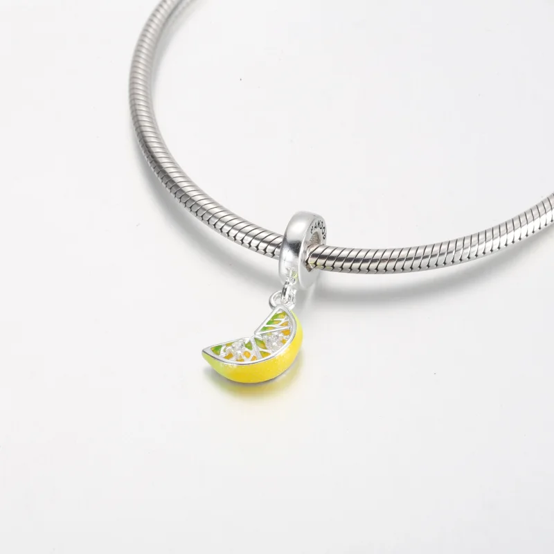 (Bild für) Pandora Lemon Slice Sparkling Fruit Dangle Charm - 791696C01 - Ansicht 4